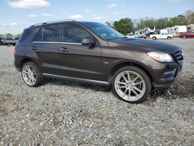 4JGDA5HB3CA027818 - 2012 MERCEDES-BENZ ML 350 4MATIC BROWN photo 4