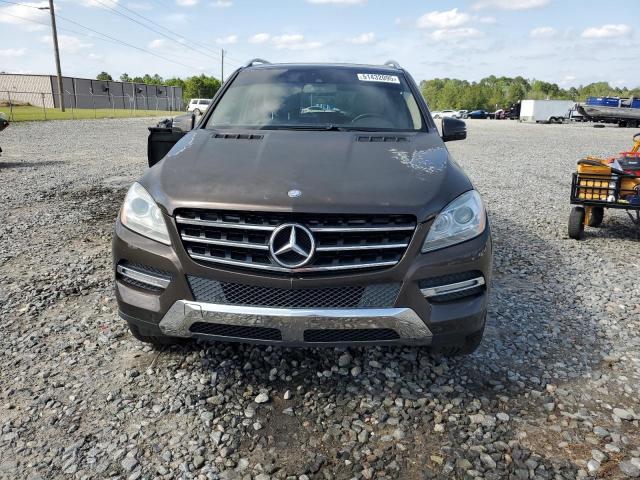 4JGDA5HB3CA027818 - 2012 MERCEDES-BENZ ML 350 4MATIC BROWN photo 5