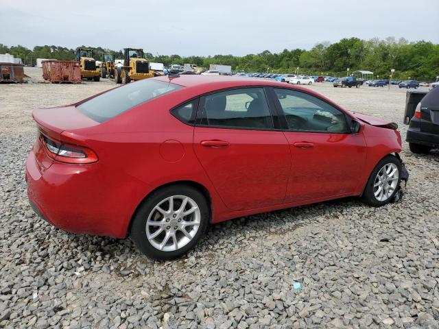 1C3CDFBBXED740503 - 2014 DODGE DART SXT RED photo 3