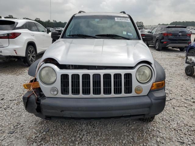 1J4GL48K37W538552 - 2007 JEEP LIBERTY SPORT SILVER photo 5