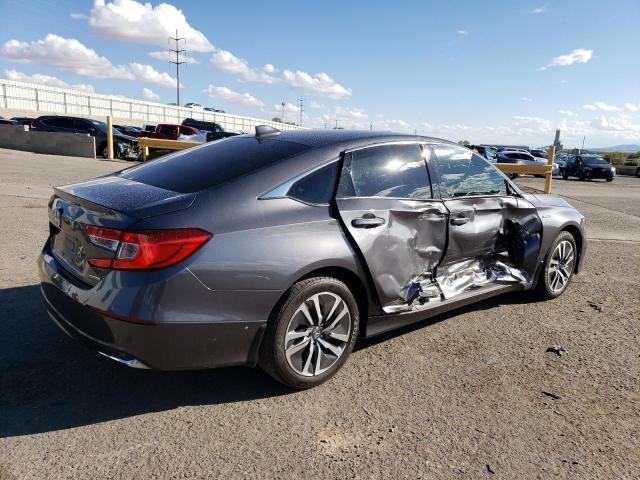 1HGCV3F14KA002851 - 2019 HONDA ACCORD HYBRID GRAY photo 3