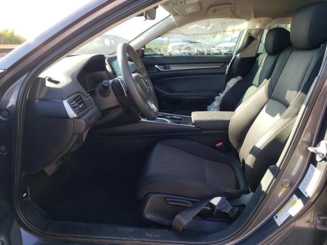 1HGCV3F14KA002851 - 2019 HONDA ACCORD HYBRID GRAY photo 7