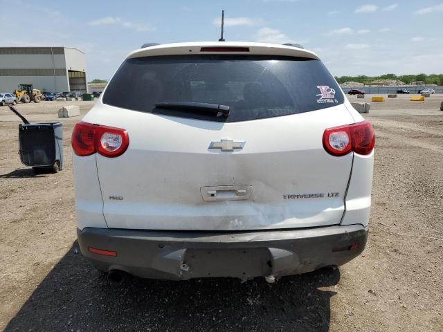 1GNKVLED4CJ238009 - 2012 CHEVROLET TRAVERSE LTZ WHITE photo 6