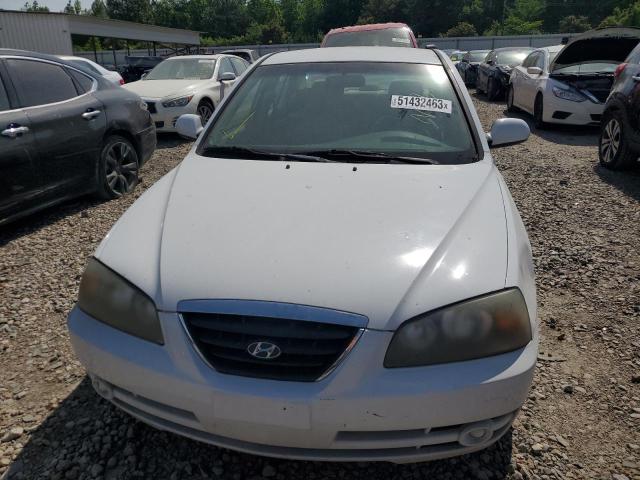 KMHDN46DX5U052235 - 2005 HYUNDAI ELANTRA GLS WHITE photo 5