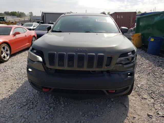 1C4PJMBN9KD379099 - 2019 JEEP CHEROKEE TRAILHAWK GREEN photo 5