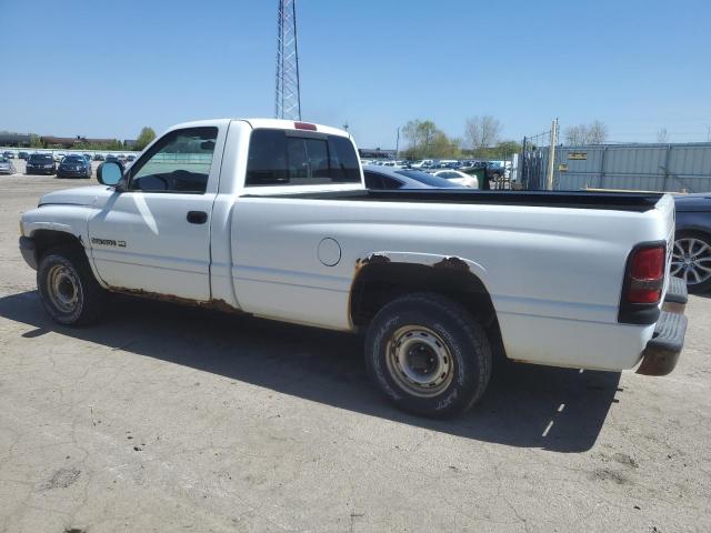 1B7HC16X31S232926 - 2001 DODGE RAM 1500 WHITE photo 2