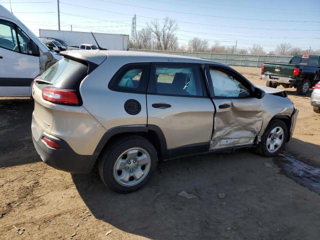 1C4PJLAB5FW597309 - 2015 JEEP CHEROKEE SPORT 金色 照片 3