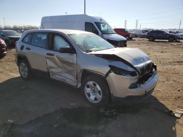 1C4PJLAB5FW597309 - 2015 JEEP CHEROKEE SPORT 金色 照片 4