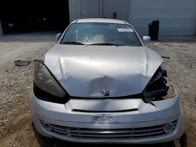 KMHHM66D58U293575 - 2008 HYUNDAI TIBURON GS SILVER photo 5