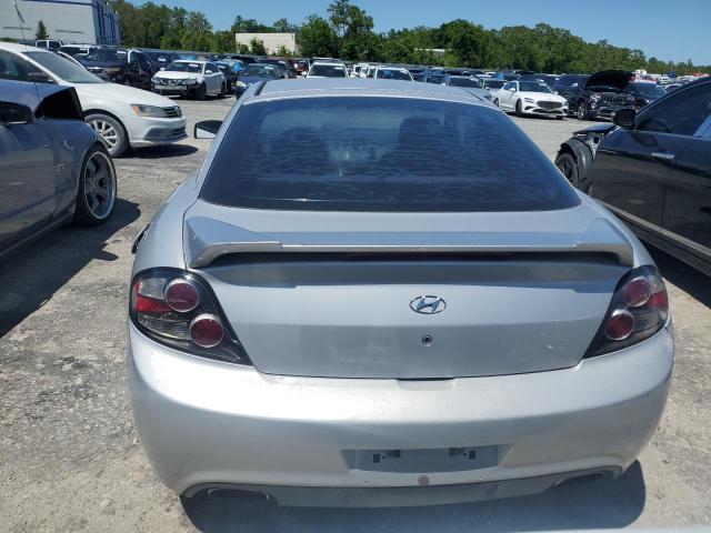 KMHHM66D58U293575 - 2008 HYUNDAI TIBURON GS SILVER photo 6