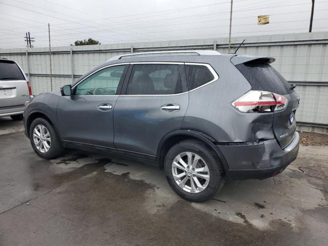 5N1AT2MV6FC800379 - 2015 NISSAN ROGUE S GRAY photo 2