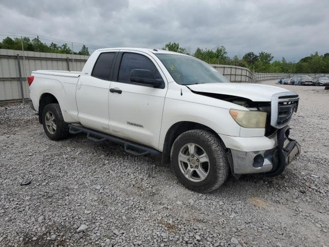 5TFRM5F1XAX012271 - 2010 TOYOTA TUNDRA DOUBLE CAB SR5 WHITE photo 4