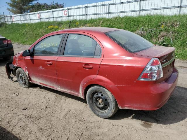 KL1TD5DE8AB096509 - 2010 CHEVROLET AVEO LS 红色 照片 2