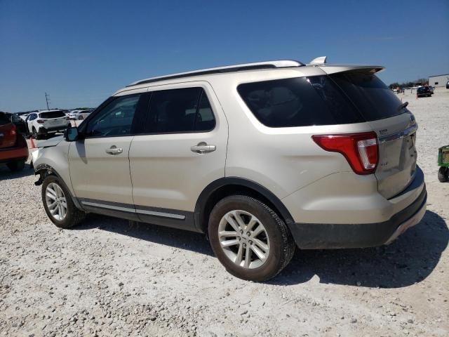 1FM5K7D82HGB14332 - 2017 FORD EXPLORER XLT BEIGE photo 2