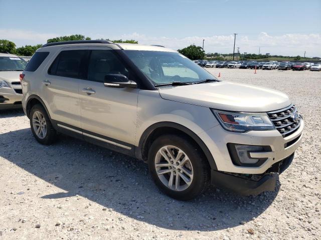 1FM5K7D82HGB14332 - 2017 FORD EXPLORER XLT BEIGE photo 4