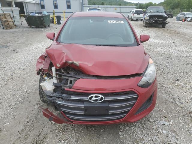 KMHD35LH6HU358808 - 2017 HYUNDAI ELANTRA GT RED photo 5