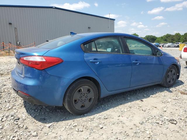 KNAFX4A69F5329756 - 2015 KIA FORTE LX BLUE photo 3