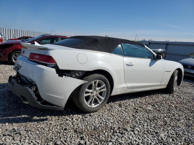 2G1FD3D33F9261361 - 2015 CHEVROLET CAMARO LT WHITE photo 3