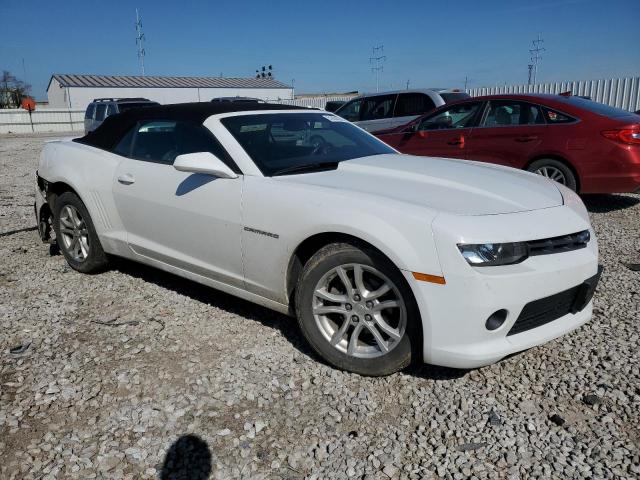 2G1FD3D33F9261361 - 2015 CHEVROLET CAMARO LT WHITE photo 4