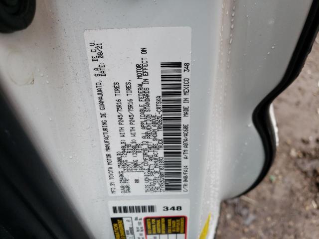 3TYRX5GN8MT031893 - 2021 TOYOTA TACOMA ACCESS CAB თეთრი ფოტო 13