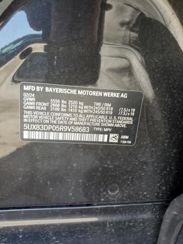 5UX83DP05R9V58683 - 2024 BMW X3 M40I CHARCOAL photo 13