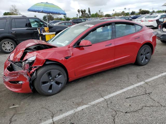 5YJ3E1EA7PF453081 - 2023 TESLA MODEL 3 RED photo 1