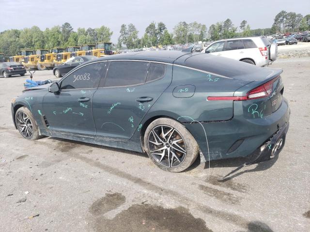 KNAE35LD4N6109944 - 2022 KIA STINGER GT LINE TEAL photo 2