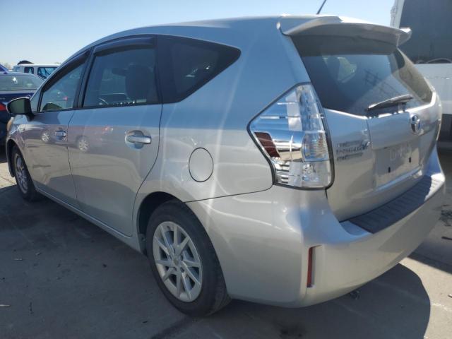 JTDZN3EUXC3091402 - 2012 TOYOTA PRIUS V SILVER photo 2