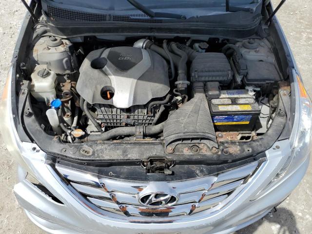 5NPEC4AB9CH328206 - 2012 HYUNDAI SONATA SE SILVER photo 11