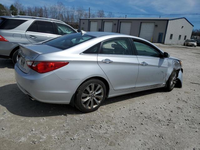 5NPEC4AB9CH328206 - 2012 HYUNDAI SONATA SE SILVER photo 3