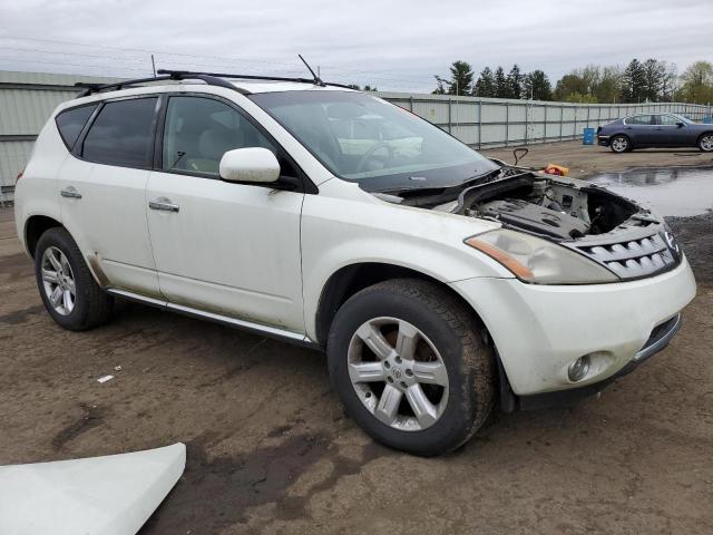 JN8AZ08W26W501565 - 2006 NISSAN MURANO SL WHITE photo 4