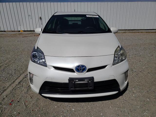 JTDKN3DU1F1882419 - 2015 TOYOTA PRIUS WHITE photo 5