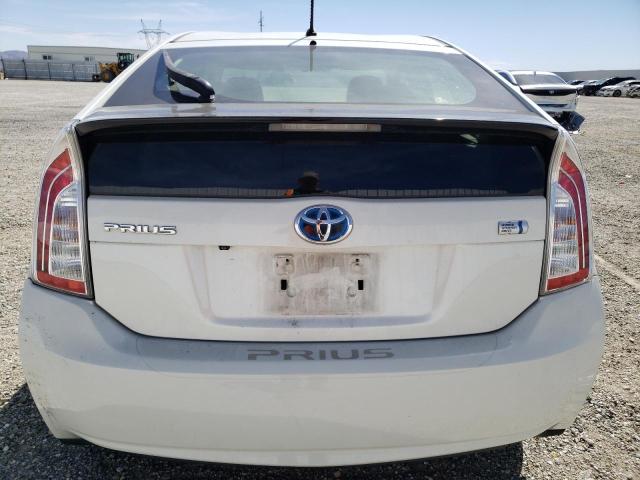 JTDKN3DU1F1882419 - 2015 TOYOTA PRIUS WHITE photo 6