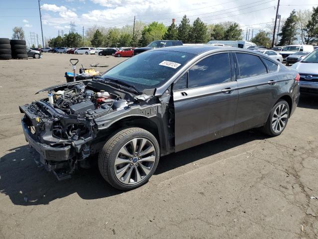 3FA6P0T90LR179537 - 2020 FORD FUSION SE GRAY photo 1