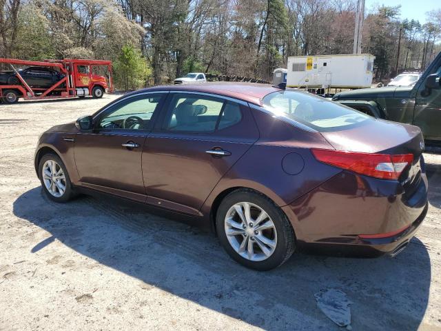 5XXGN4A6XCG073695 - 2012 KIA OPTIMA EX BURGUNDY photo 2