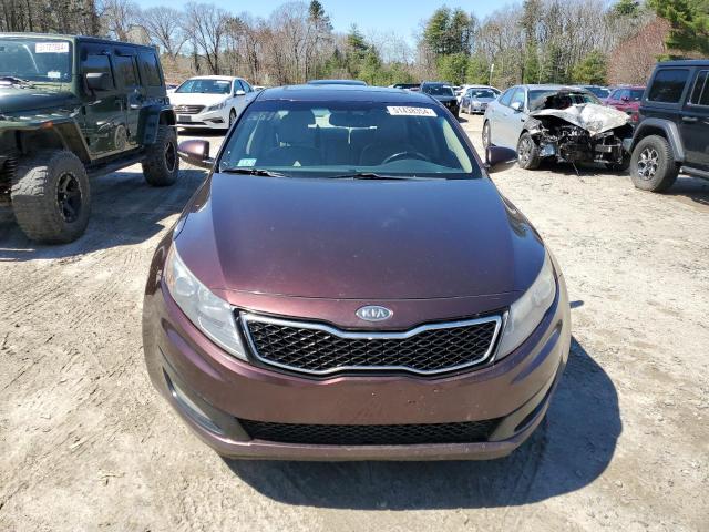 5XXGN4A6XCG073695 - 2012 KIA OPTIMA EX BURGUNDY photo 5