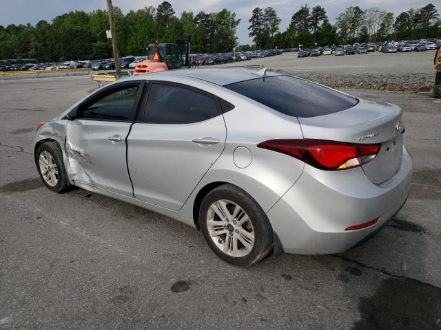 KMHDH4AE6FU225161 - 2015 HYUNDAI ELANTRA SE SILVER photo 2