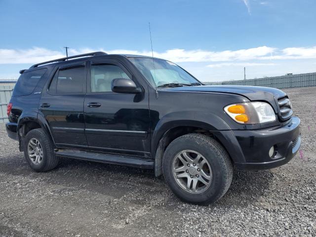 5TDBT48A03S168047 - 2003 TOYOTA SEQUOIA LIMITED BLACK photo 4