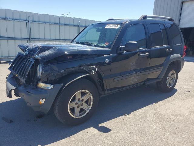 1J4GL38K35W624659 - 2005 JEEP LIBERTY RENEGADE BLACK photo 1