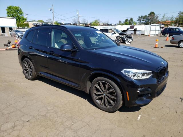 5UXTY9C00M9G99557 - 2021 BMW X3 XDRIVEM40I BLUE photo 4