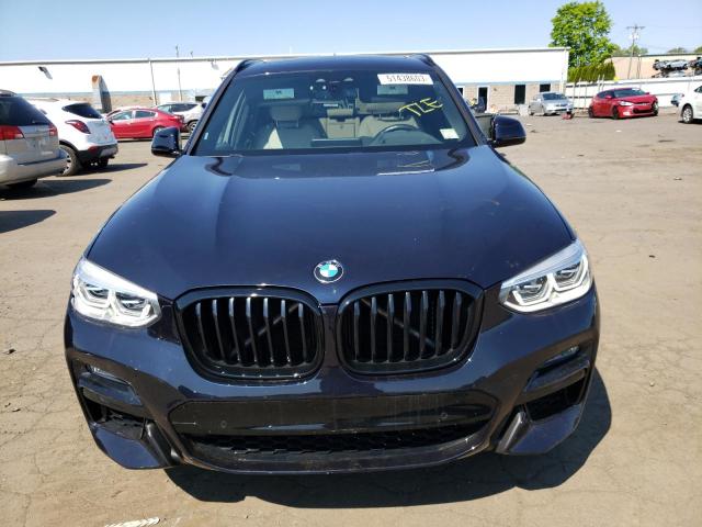 5UXTY9C00M9G99557 - 2021 BMW X3 XDRIVEM40I BLUE photo 5