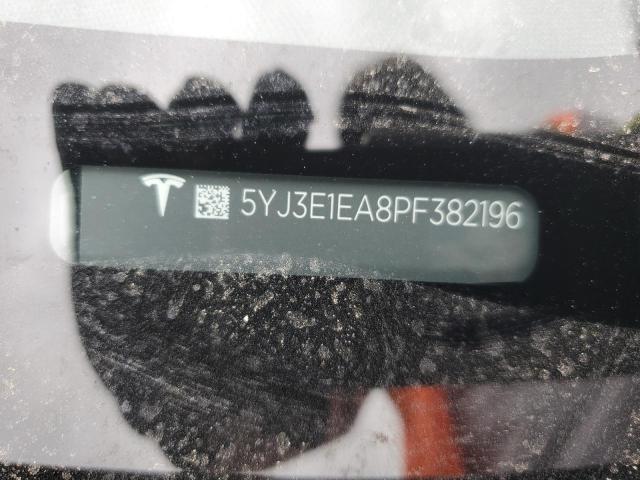 5YJ3E1EA8PF382196 - 2023 TESLA MODEL 3 BLACK photo 12