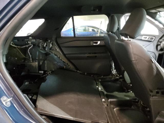 1FM5K8AB1MGC25230 - 2021 FORD EXPLORER POLICE INTERCEPTOR 蓝色 照片 10