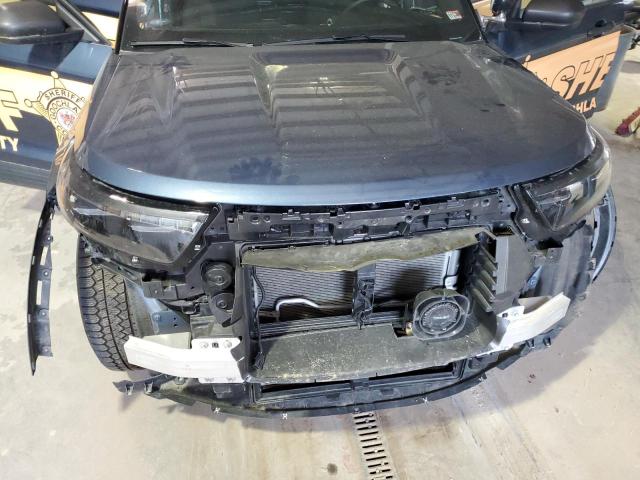 1FM5K8AB1MGC25230 - 2021 FORD EXPLORER POLICE INTERCEPTOR 蓝色 照片 11