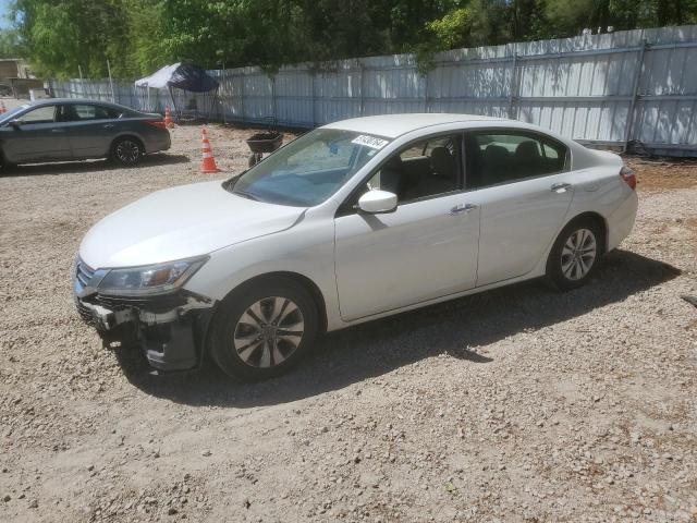 1HGCR2F30EA051940 - 2014 HONDA ACCORD LX WHITE photo 1