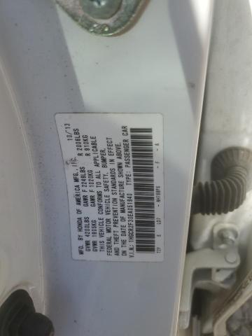 1HGCR2F30EA051940 - 2014 HONDA ACCORD LX WHITE photo 12