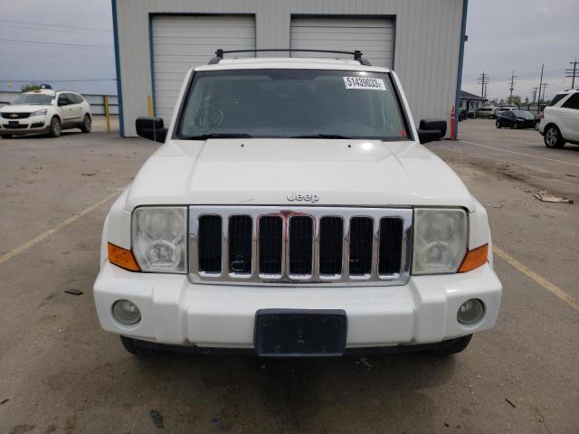 1J4RG4GK8AC132130 - 2010 JEEP COMMANDER SPORT WHITE photo 5