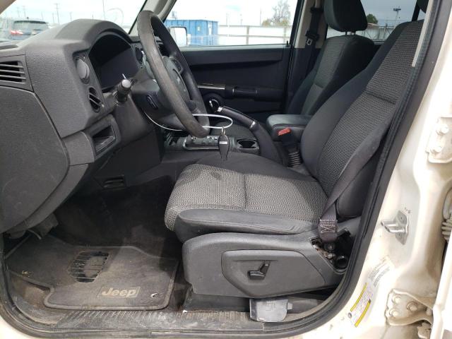 1J4RG4GK8AC132130 - 2010 JEEP COMMANDER SPORT Սպիտակ լուսանկար 7