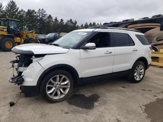 1FMHK8F8XCGA59945 - 2012 FORD EXPLORER LIMITED WHITE photo 1