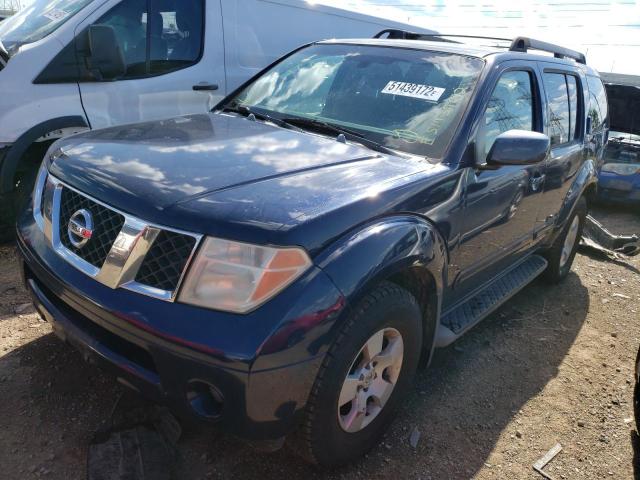 5N1AR18U17C636860 - 2007 NISSAN PATHFINDER LE BLUE photo 2